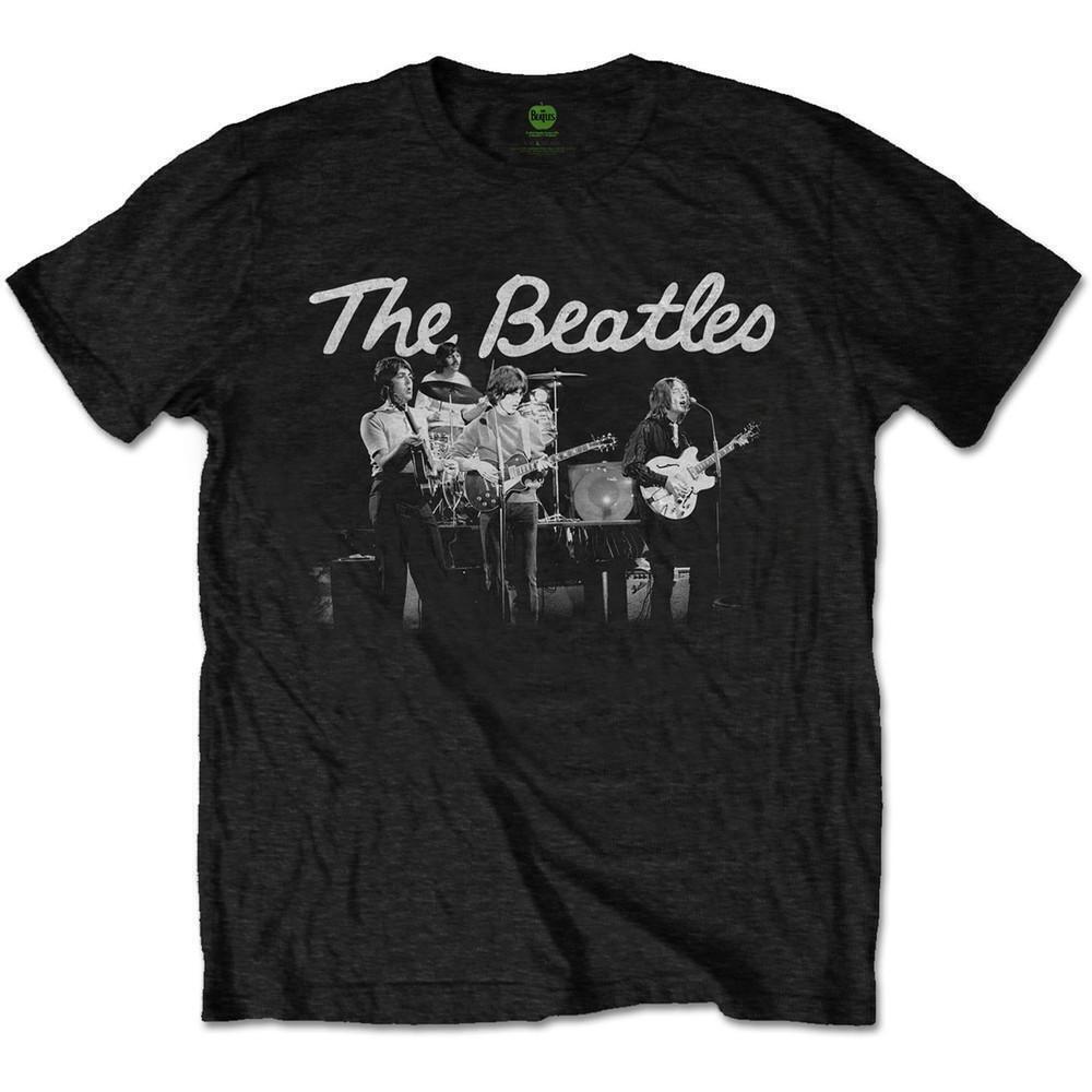 The Beatles Unisex T Shirt 1968 Live Photo